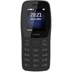 Nokia 105 Classic | Single SIM Keypad Phone with Built-in UPI Payments, Long-Lasting Battery, Wireless FM Radio, Without Charger | Charcoal