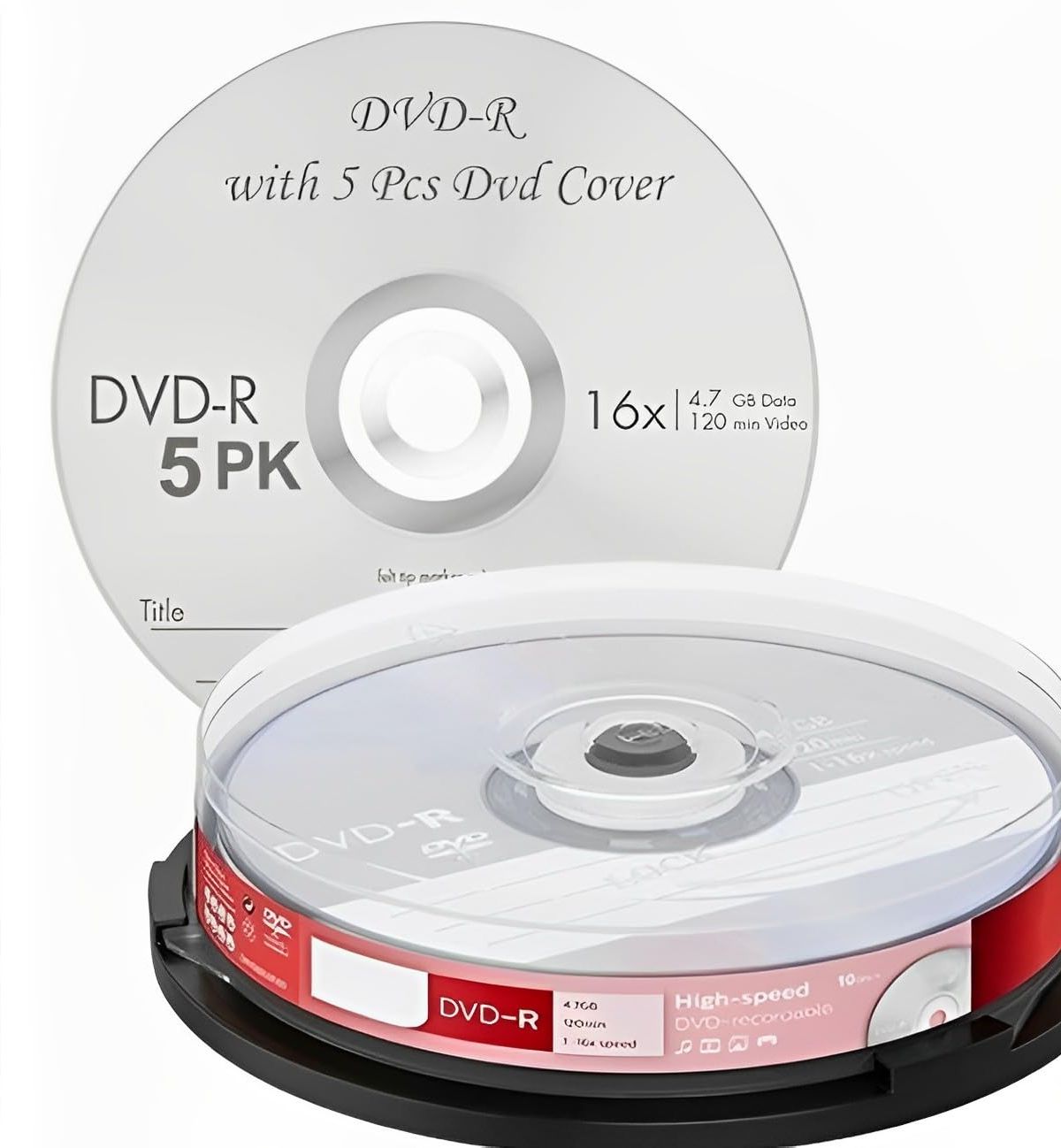 Premium Brand Blank DVD-R 4.7 GB 16X Professional Disk (Pack of 5 Disk)