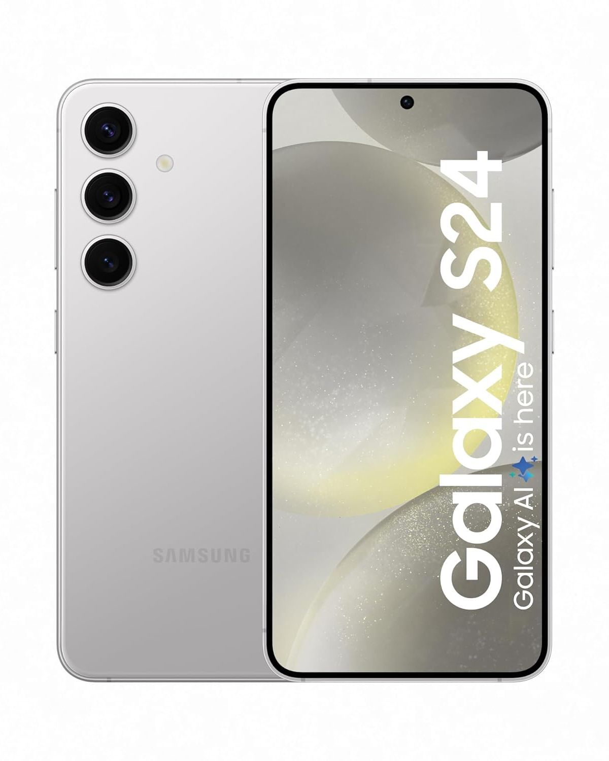 Samsung Galaxy S24 5G AI Smartphone (Marble Gray, 8GB, 256GB Storage)