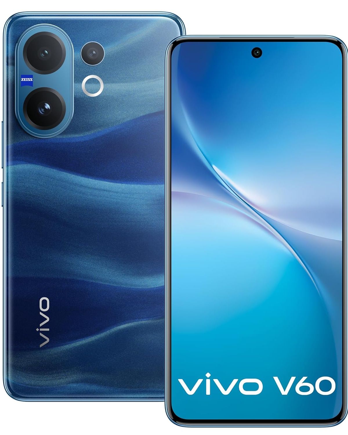 Vivo V60 5G (Moonlit Blue, 16GB RAM, 512GB Storage) with No Cost EMI/Additional Exchange Offers