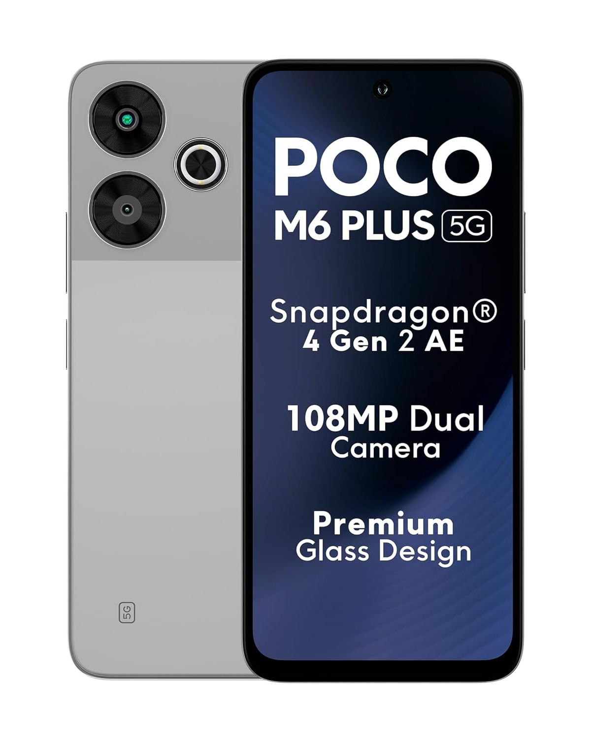 POCO M6 Plus 5G Ice Silver 8GB RAM 128GB ROM