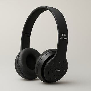 Product P47 Bluetooth Bluetooth Headphone Over Ear 4 Hours Playback Active Noise cancellation IPX4(Splash & Sweat Proof) Image