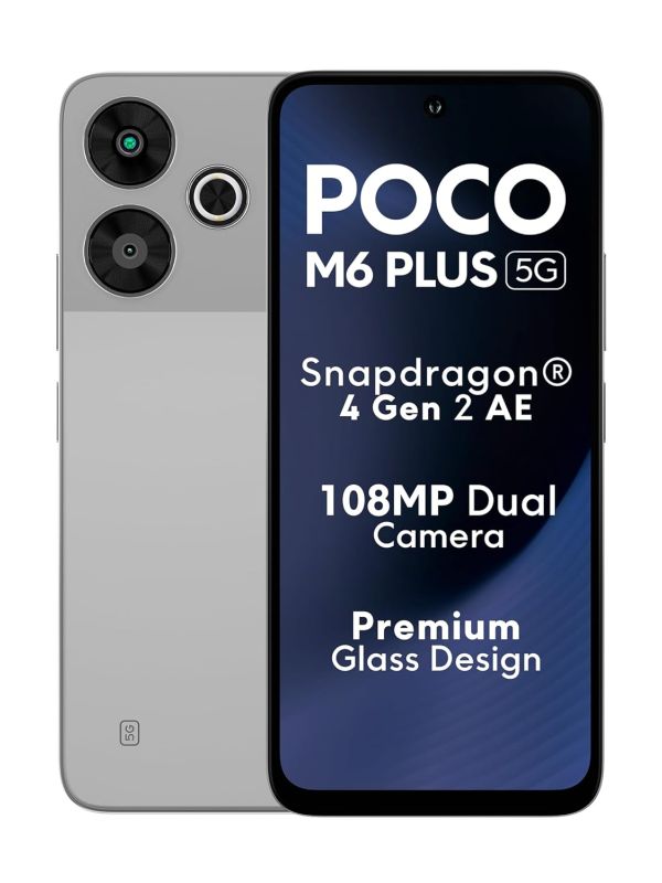 Product POCO M6 Plus 5G Ice Silver 8GB RAM 128GB ROM Image