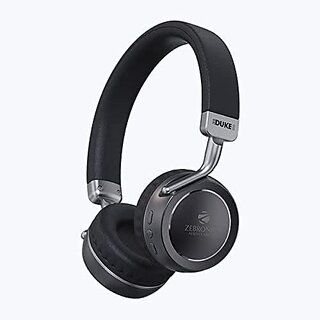 Product Zeb-Duke 2 Wireless Headphone That Comes with 40mm Drivers and has Dual Pairing Function and has 32 hrs. of Playback time.(Black). Image