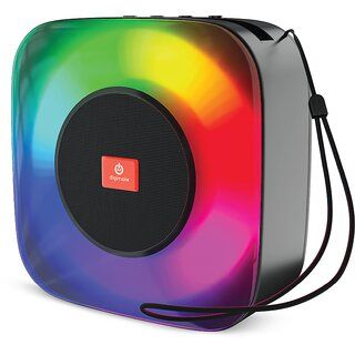 Product Digimate Blazz 10 Powerful Bass 10W Bluetooth Speaker with Large Driver, Rechargeable (Black) Image