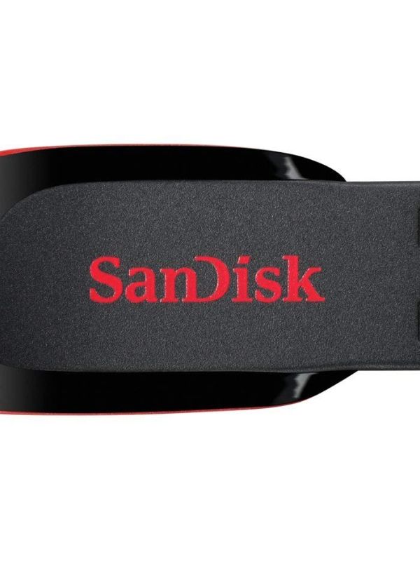 Product SanDisk Cruzer Blade 128GB, USB 2.0, Flash Drive, Pendrive, Red, 5Y Warranty (SDCZ50-128G-I35) Image