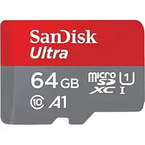 Product SanDisk Ultra 64GB microSDXC UHS-I, 140MB/s R, Memory Card, 10 Y Warranty, for Smartphones Image