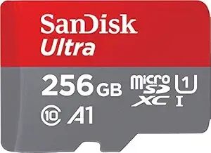 Product SanDisk Ultra 256GB microSDXC UHS-I, 150MB/s R, Memory Card, 10 Y Warranty, for Smartphones Image